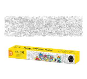 Desk Bookshelf: OMY France ~ Giant Panoramic Colouring Poster | History