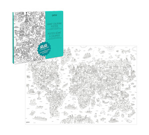 OMY France ~ Giant Colouring Poster | Atlas