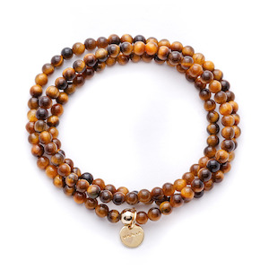 Tiger's Eye Wrap Bracelet