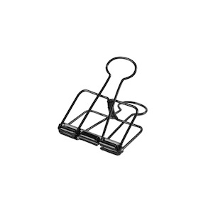 Black Bulldog Clips - Large | Pack of 3