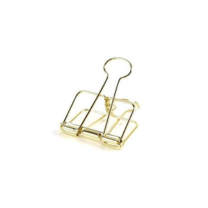 Made Of Tomorrow: Gold Bulldog Clips - Large | Pack of 3