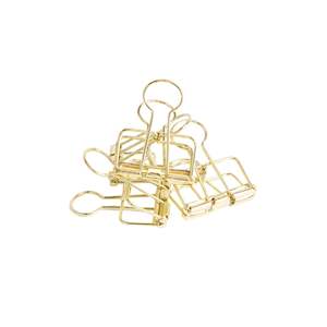 Gold Bulldog Clips - Small | Pack of 6