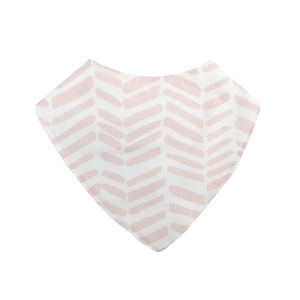 Dribble Bib | Soft Pink Strokes