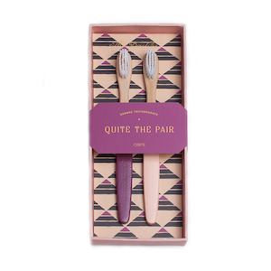 Odeme: Bamboo Toothbrush Set |  Lavandula