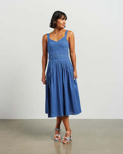 et alia Isabelle Dress - Marine Blue