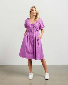 et alia Danielle Dress - Orchid Broderie