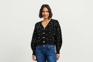 Womenswear: et alia Pearl Cardi - Black