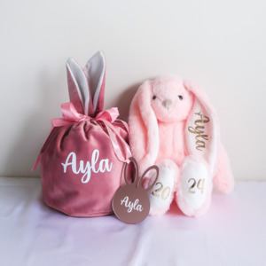 Easter Velvet Bundle Set - Pink