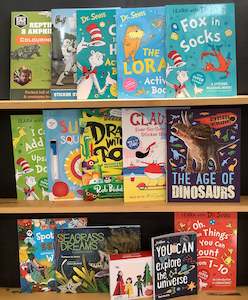 Dr Seuss & Others Sticker & Activity Fun For The Summer Bargain Book Box