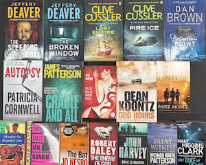 Secondhand Crime Fiction & Thriller Bargain Book Box SP2005