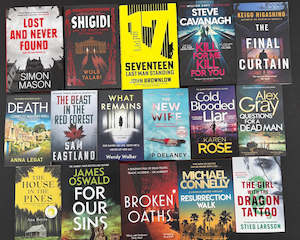 One-off Crime fiction & Thriller Bargain Book Box SP2000