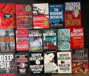 Secondhand Crime Fiction & Thriller Bargain Book Box DSH763