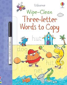 Wipe-Clean Three-Letter Words to Copy