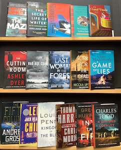 Hardcover Crime Fiction Bargain Book Box 2 (16 Books)