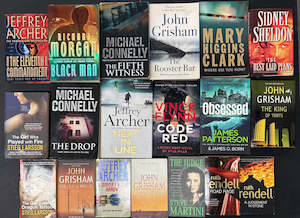 Secondhand Crime Fiction & Thriller Bargain Book Box SP2021