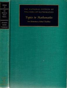 Second hand book: Topics In Mathematics For Elementary School Teachers by National Council of Teachers of Mathemaics.