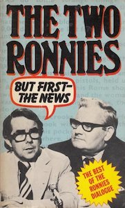 Second hand book: Two Ronnies: But First The News by Peter Vincent