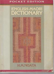 English-Maori dictionary by H. M. Ngata