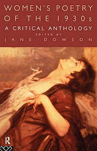 Second hand book: Women's Poetry Of The 1930S: A Critical Anthology: A Critical Anthology by Jane Dowson