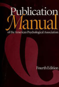 Publication Manual Of The American Psychological Association by American Psychol…