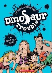 Second hand goods: Dinosaur Trouble: The Great Egg Stink - By Kyle Mewburn