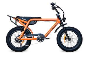 Bicycle and accessory: Apache Orange. All Terrain