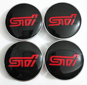 Exterior: Subaru Impreza / WRX / STI Centre Caps (Red & Black)