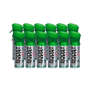 12 Packs: Boost Oxygen Natural - Pocket Size 3L - 12 Pack