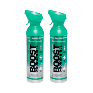 Boost Oxygen Menthol-Eucalyptus - Large 10L - 2 Pack