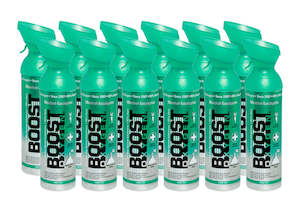 12 Packs: Boost Oxygen Menthol-Eucalyptus - Large 10L - 12 Pack