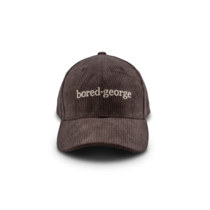 Brown Cord Cap