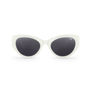 Sunglass: DEMI | WHITE