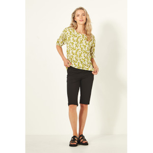 Womenswear: Sybil Top Lime Print