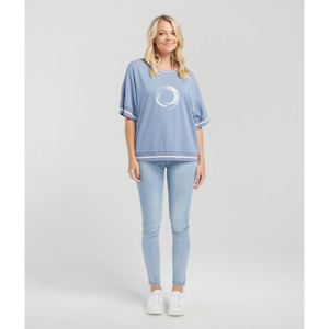 Gemma Top Washed Blue