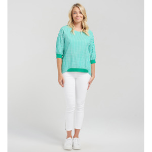 Womenswear: Taylor Top Green Check