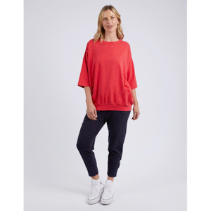 Womenswear: Mazie Sweat Bittersweet Red