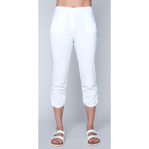 Italian Capri Pants White