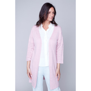 Womenswear: L/S Cardigan Pink