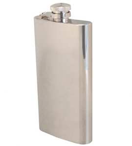 Stainless Steel 5oz / 148ml Hip Flask.