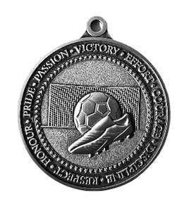 SOCCER HONOUR MEDAL Silver 50MM MS201