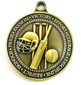 Clothing: CRICKET HONOUR 50MM MEDAL MC201 * Discounts applied in cart *