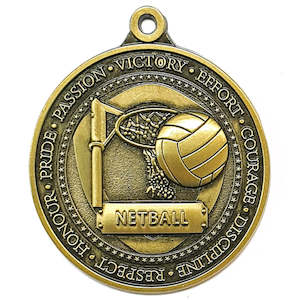 NETBALL HONOUR MEDAL 50MM MN201 * Discounts applied in cart *