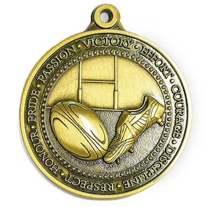 RUGBY HONOUR MEDAL 50MM MR201