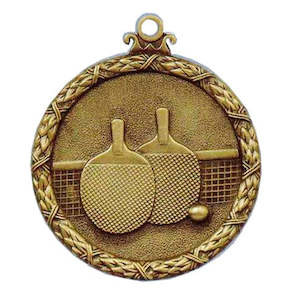 ANTIQUE TABLE TENNIS 50MM MEDAL AS205 * Discounts applied in cart *