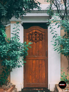 Outdoor Welcome Sign