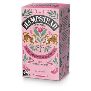 Hampstead ORGANIC WILD ROSEHIP & HIBISCUS TEA - 20 BAG