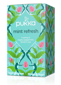 Beverages: Pukka Mint Refresh Herbal Tea - 20bags