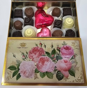 Pink Roses Tin