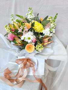 Pastel Bouquet In Bag