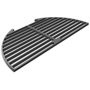 Big Green Egg Half Moon Cast Iron Grid for Large EGG